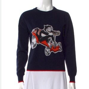 STELLA MCCARTNEY Black Sweater with Cartoon Design